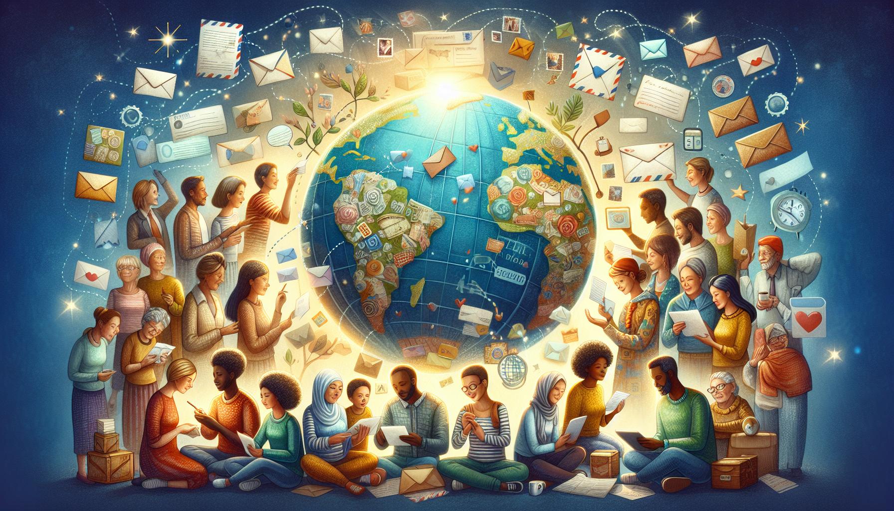 Exploring Diverse Pen Pal Communities