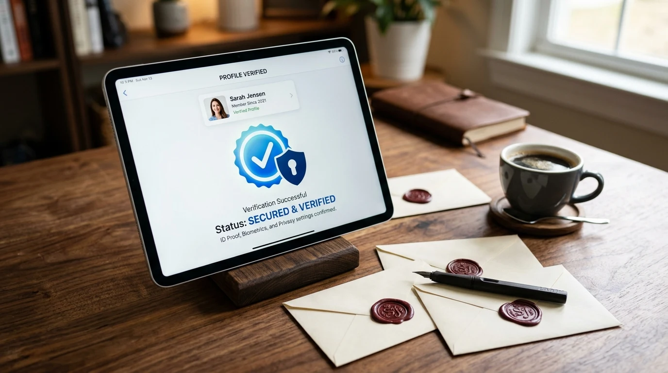 PenPal Gate Safety: Profile Verification, Privacy & Scam Defense 2 PenPal Gate safety protocols and verified profiles (AI Generated Image)