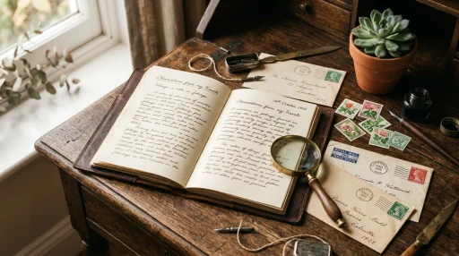 The Art of Having a Penpal: Cultivating Lifelong Friendships by Mail 1 The art of having a penpal stationery and letter (AI Generated Image)